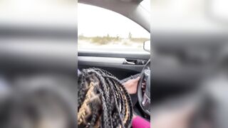 This babe Couldn’t Await Til We Got To Her Place