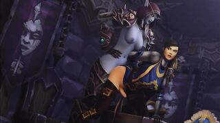 Shemale hentai Alliance Human Captain Ashtinn screwed by Futanari Sylvannas (dressed)