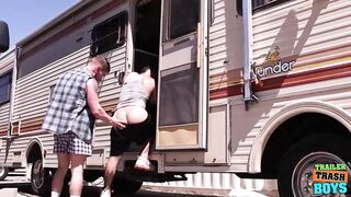 TRAILERTRASHBOYS Tattooed Kinkoer Barebacked By Colt Spence