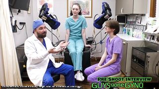 The Cum Clinic Extraction #14 - Nurse Azra Iahmir & Virgin Nurse Luci Starr