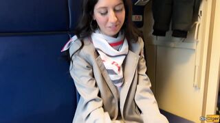 Teach Conductor Caught Passenger Jerking Off, But Wasn't Constrained and Jumped on His Wang