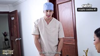 Mariana's Anatomy Chapter III: The surgeon puts his weenie in the washroom during the night shift - Mariana Martix & Max Betancur