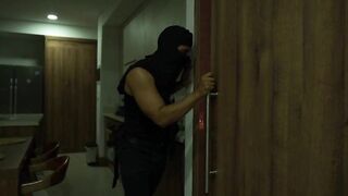 A stranger enters the home of breasty golden-haired mother I'd like to fuck Monique Fuentes, and this babe knows how to treat him.