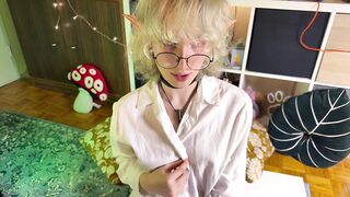 Cute and shy femboy elf gets COMPLETELY RAILED by a biggest orc rod