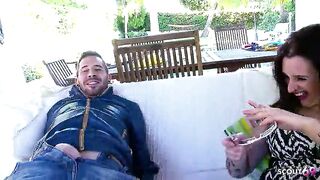 Curvy ebony hair Inked Aged Cougar Avid Rules with Massive Booty get her Anal opening Drilled by Hunk