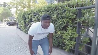 I suck this ebony schlong in public and finish the game at home until i get his cum all over my butt