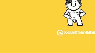 lustful of homosexual catoon