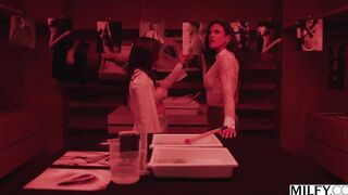 MILFY Seductive Photographer Penny Barber Shares A Ramrod With Her Her Model Rissa May In Hawt Trio