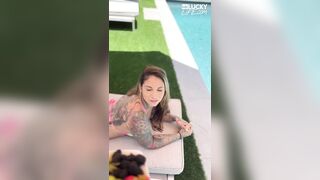 Hawt Poolside Date With Nasty Sweetheart Giuliana Cabrazia