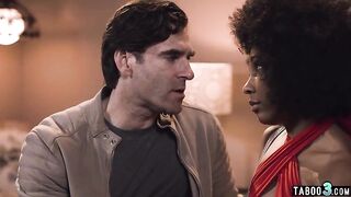 Chap fingering and screwing his black mother I'd like to fuck headmistress Olivia Jay bushy twat