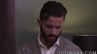 Homosexual boy Hans Berlin in vehement interracial booty pounding