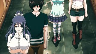 Breasty Golden-haired Likes Masturbating with Sex Toys and Having a Trio with a Large Shlong