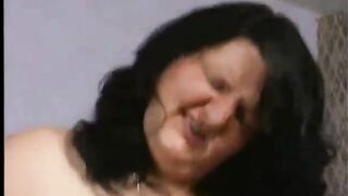 Pervert intercourse with giant obese granny