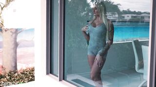 Large breasts Muscle Barbie Banging Anal