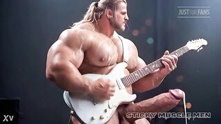 Sticky Muscle Studs Day 16 Preview, AI-Generated Muscle Boyz, Large Jocks, Large Cum Loads