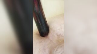 Trans femboy screwing my self with a 9-in