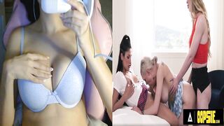 Saw His Wife's Snatch Cheating creampie by trans golfers- React Porn