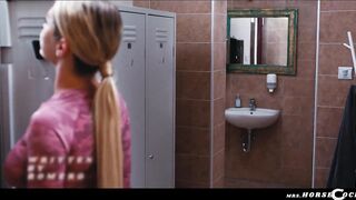 Gym Wench Hardcore Anal Sex - Zlata Shine Banged With Giant XXL Shemale hentai Wang by Lustful Transsexual