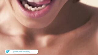 TINY LATIN BABE Veronica Leal masturbates intensely with toys moist CLIMAX close up – Benefit Monkey