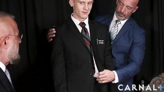 MasonicBoys - Dylan Tides aperture stretched by toys as Reece Scott watches