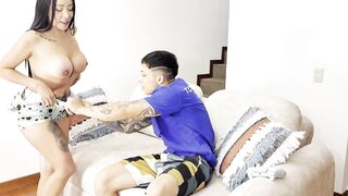 I make my PRIMASTRA COME SQUIRTING in the kitchen previous to we are FOUND