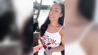 Brunette hair Cara Mella Shows What German Gals Are All About