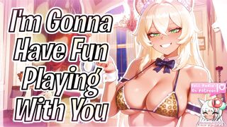 [F4M] Toyed With By A Competitive Cougar Catgirl Maid ‍[Horny ASMR}