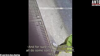 Str8 Gardener Gets his large dick sucked by a homo dude for the 1st time - homosexual for pay