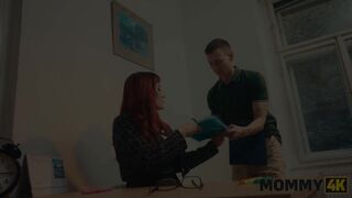 MOMMY4K. mother I'd like to fuck with huge breasts helps to pass the exam...