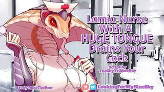 Lamia Nurse With a GIANT TONGUE Drains Your Wang [Monstergirl Audio Roleplay] [Oral-sex] [Dong Love]