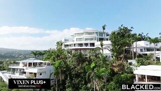 BLACKED Cute Little Hotwife Eve Enchanting Gets BBC Tag-Teamed For Hubby