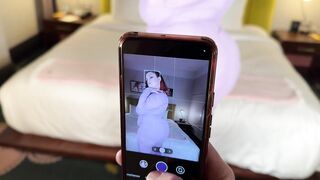 Casting Curvy: Definitely not weird taking fotos like this with your stepbro