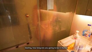 GF's SISTER Begging for greater quantity and gets UNEXPECTED CREAMPIE, when gf in the shower - Secret Elle