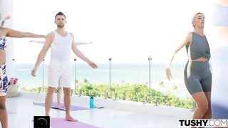 TUSHY Anal-Mad Yoga Instructor Sandra Lyd Sneaks Away With Married Dude For Secret Anal