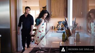 MODERN-DAY SINS - Cheating Housewife Accedes To FREE USE CREAMPIE To Please Her Lewd Spouse!