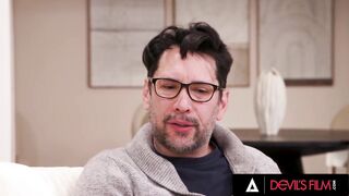 DEVILS FILM - River Lynn Returns Early From Retreat To Give Stepdad Tommy Pistol Hard Anal Screw