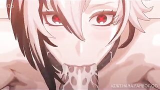 Arlecchino the Fatui Dominatrix-bitch Rides U Dry