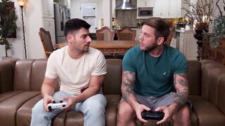 Lustful Girlfriend Interrupts Boyz Night To Get Her Cunt Pounded - Dave Candle, Cherry Candle, Steve Rickz