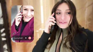 3some With Victoria Nova And Gaby On Valentine's Day - Luna Doll