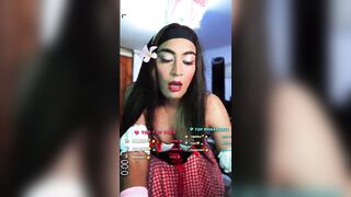 gorgeous Little Red Riding Hood T-girl