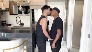 MARCOS GOIANO - A WELL-ENDOWED CHAP BANGING GOIANO'S BUTT - HOMOSEXUAL BAREBACK INTERRACIAL SEX