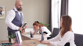 Unconventional Lessons at a Intimate University for 2 Red-haired Students.