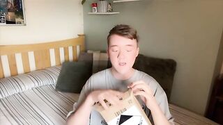 Youthful shy neighbor gives excellent fellatio and chokes