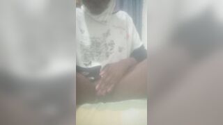 Religious gal masturbating