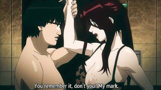 Red-Haired Gal in Leopard Underware Likes to Ride Rod and Drink Cum