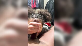 Sucking dong whilst my Bestfriend gets screwed in the background