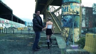 Small Punk Bitch Risky Outdoor Bang With Spanish Dude - MAMACITAZ