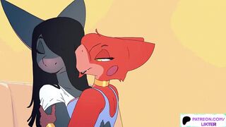 FUTANARTI FUR GIVING A KISS AND CUM SO MUCK - TOON YIFF