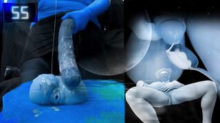 JOI Cumtrainer Compilation Real Shemale hentai Balls Saline Infusion Massive Silicone Breasts Ever ASMR Cum Fast JOI QoS BBC Cuckold Sissy Saline Balls Show